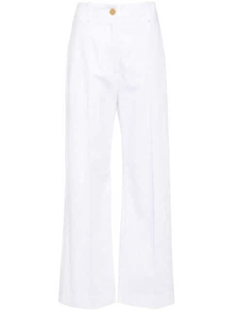 Patou Iconic wide-leg cotton trousers