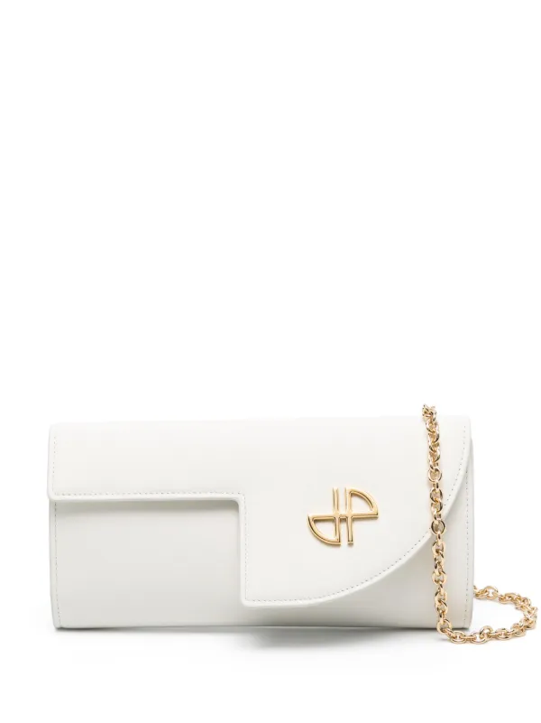 Patou JP チェーンリンク クラッチバッグ | ホワイト | FARFETCH JP
