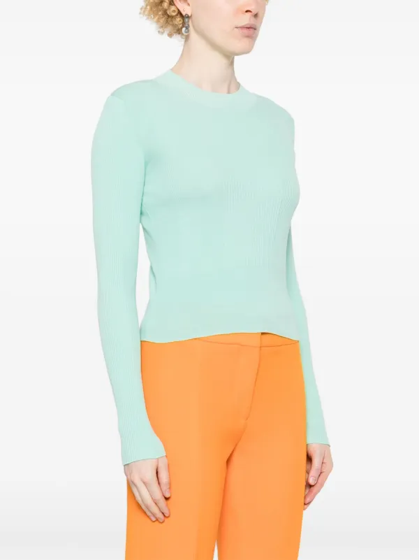 Patou リブニット セーター | ブルー | FARFETCH JP