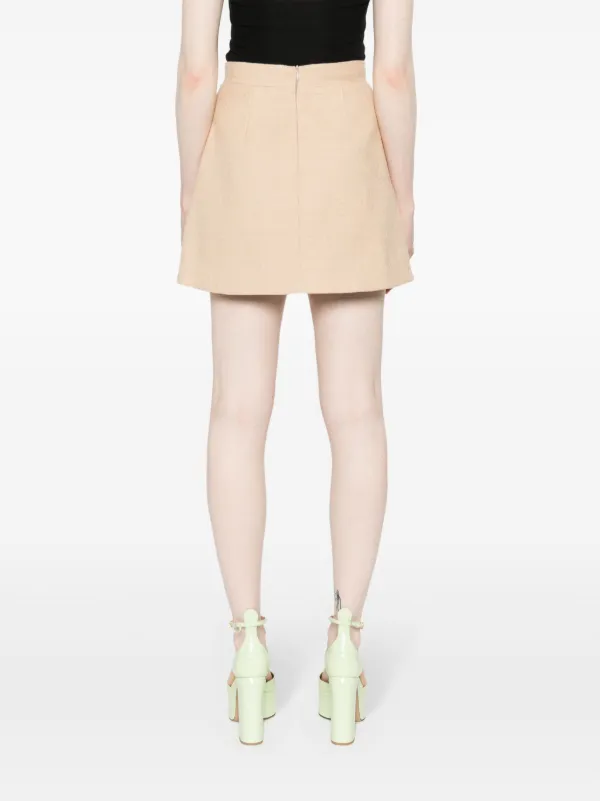 Patou ブークレ ミニスカート | ニュートラル | FARFETCH JP