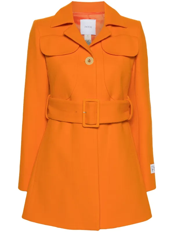 ジャケット [PATOU]Belted stretch-wool twill blazer PATOU Belted stretch-wool twill blazer | REVERSIBLE