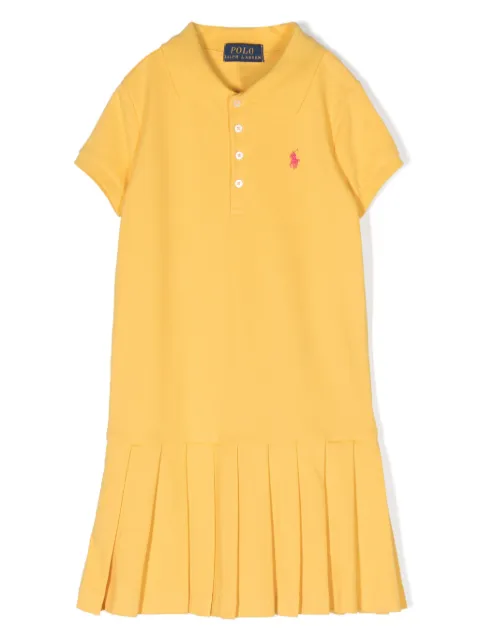 POLO RALPH LAUREN KIDS Polo Pony cotton dress