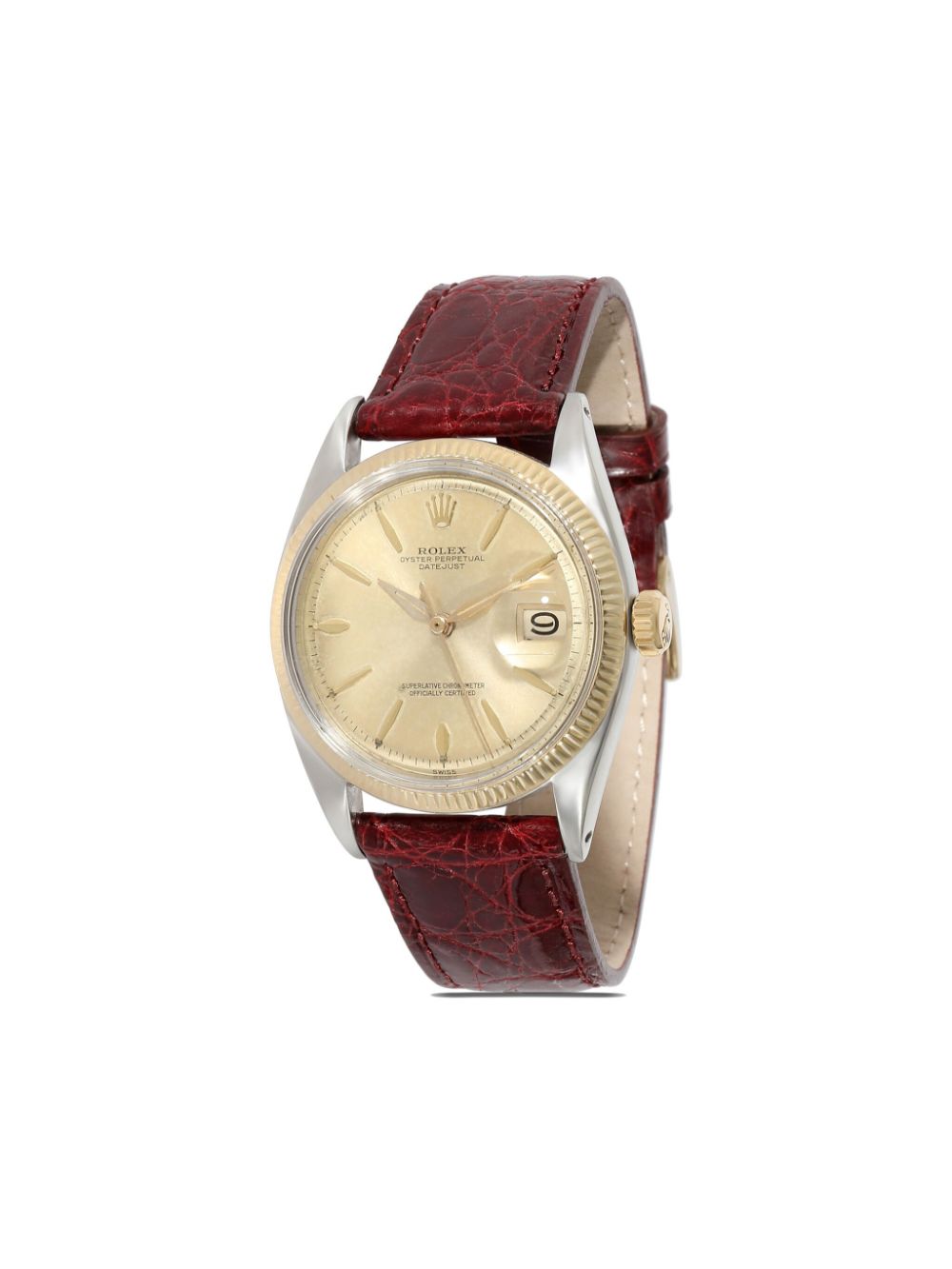 Pre-owned Rolex 1957  Datejust 36mm In Gold