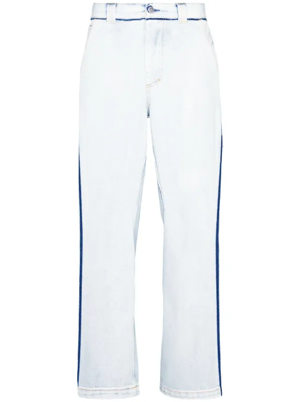 【関税＆送料込み】Maison Margiela 'Straight' Light Blue De Maison Margiela Japanese Denim straight-leg Jeans | Blue