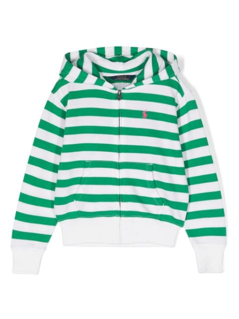 Polo Pony striped hoodie