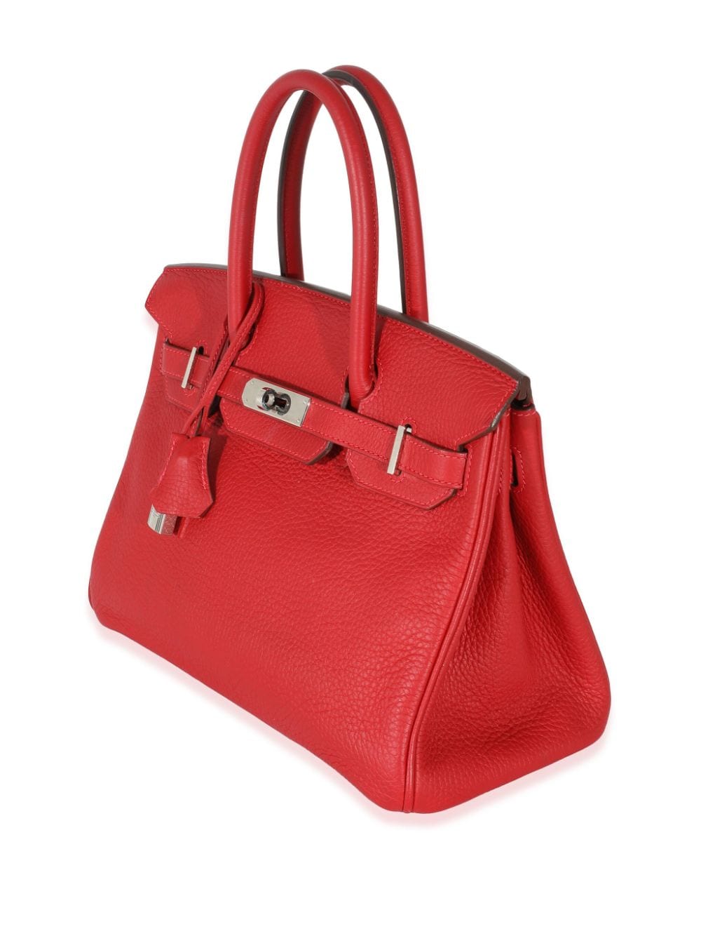 Pre-owned Hermes 2012  Birkin 30 Handbag In Red
