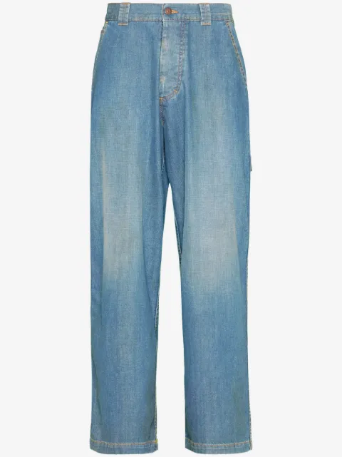 Maison Margiela mid-rise wide-leg jeans