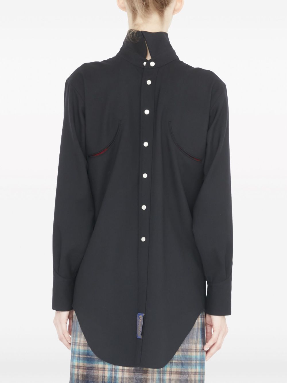 Maison Margiela Pendleton reversible wool shirt Women