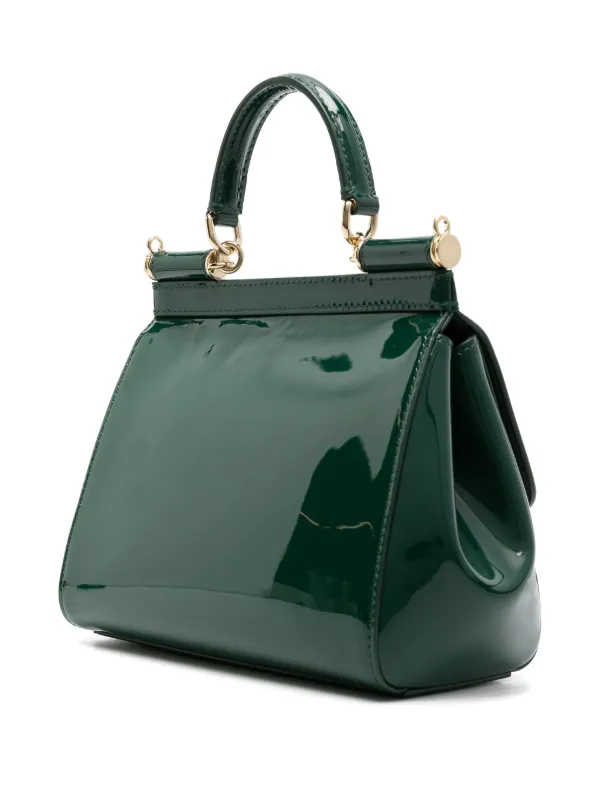 Dolce & Gabbana Medium Sicily patent-leather Tote Bag