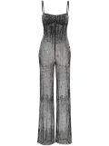 Retrofete Adelynne crystal-embellished jumpsuit - Black
