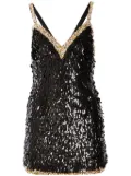 Retrofete Ivanna sequin-embellished minidress - Black
