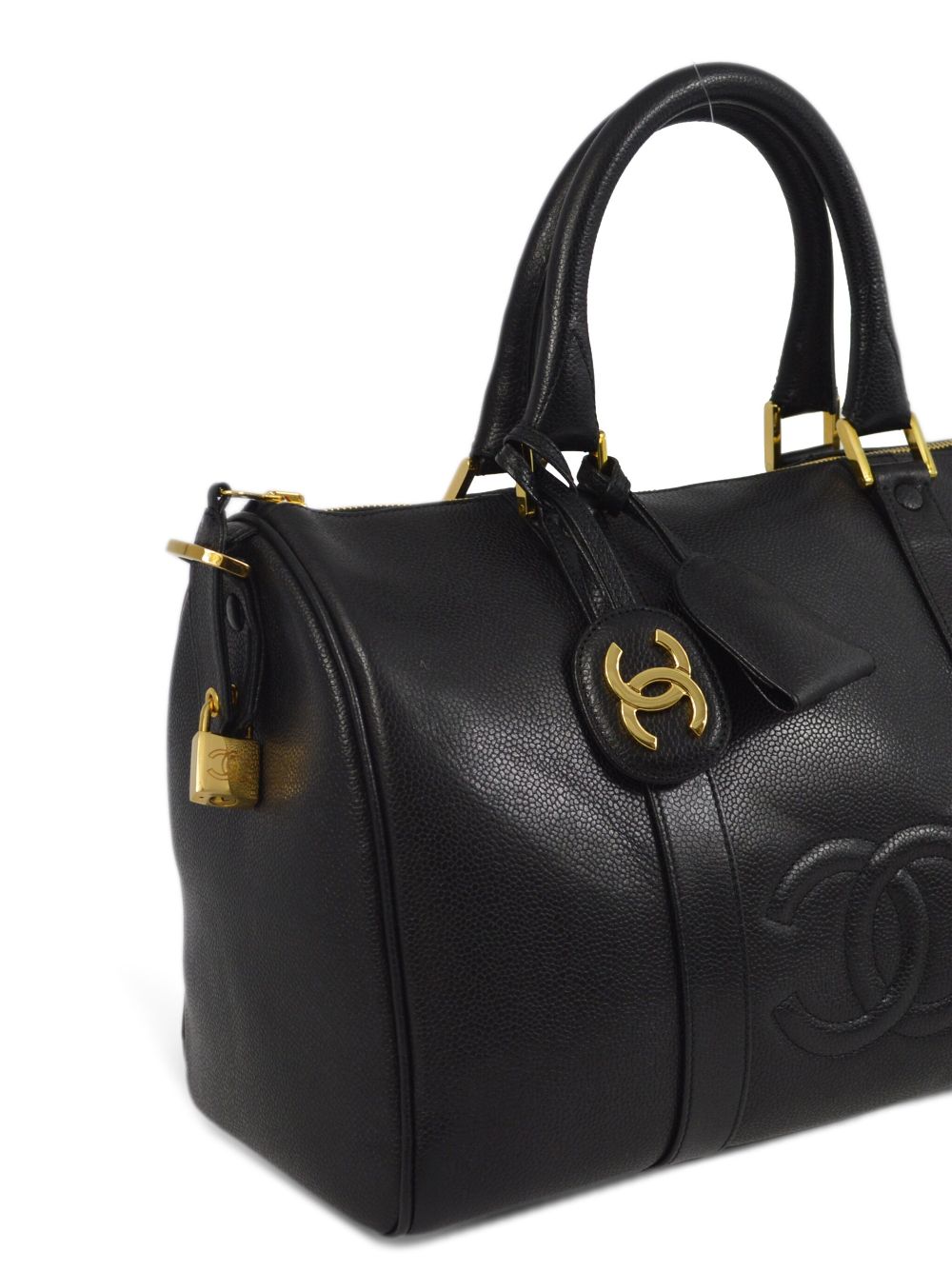 Affordable HOT SALE CHANEL 1997 two-way duffle handbag Women