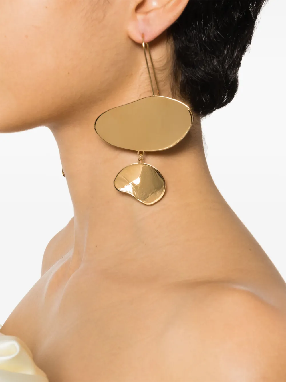 Jil Sander Haak oorbellen - Goud