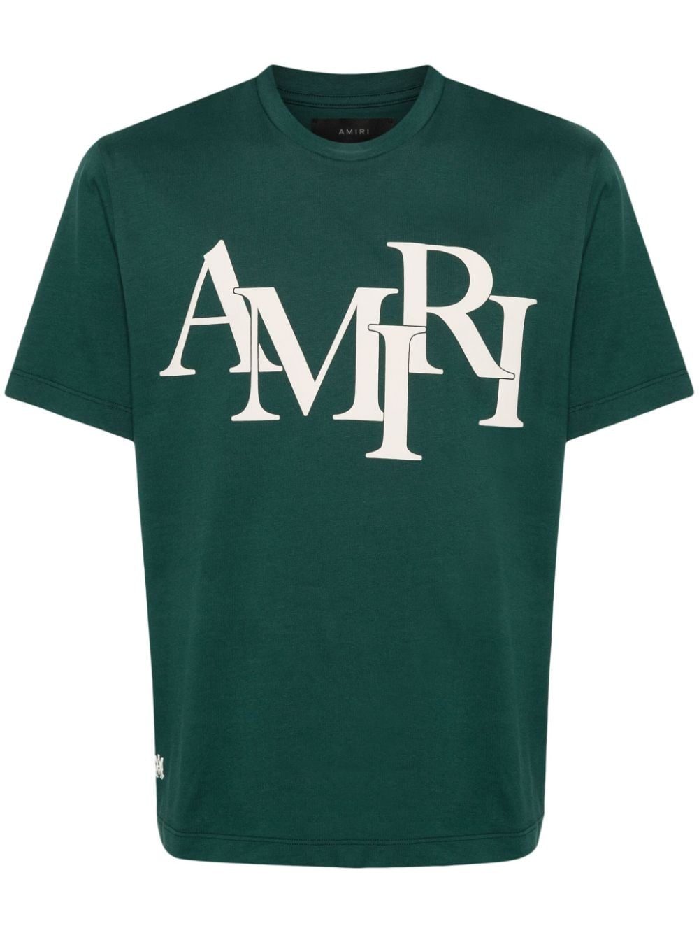 Amiri T-shirt Mit Logo-print In Green