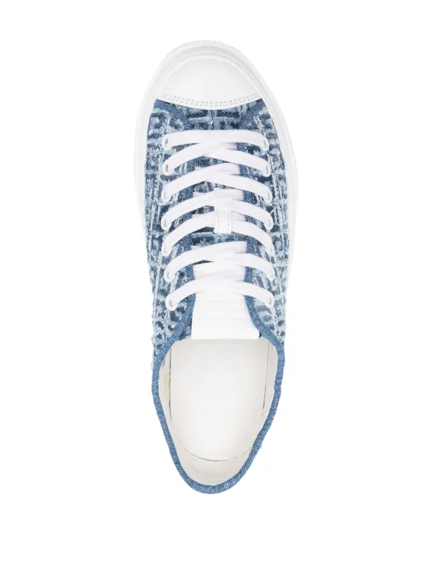 Givenchy City 4G Denim Sneakers | Blue | FARFETCH