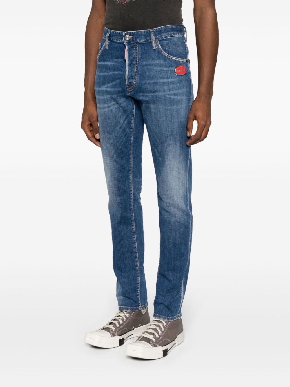 Dsquared2 Skinny jeans Blauw