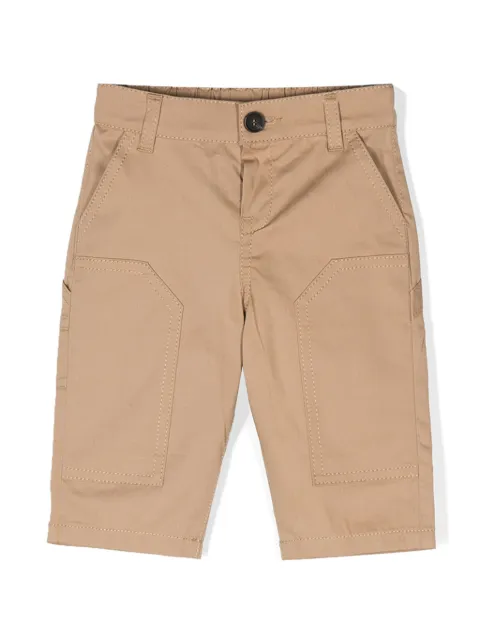Fendi Kids pantalones rectos con dije del logo
