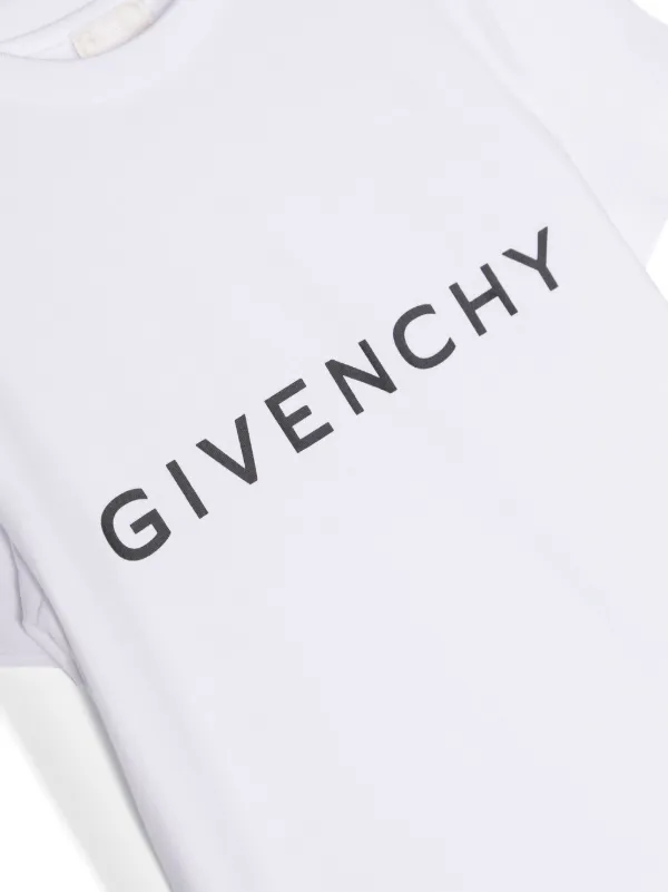 GIVENCHY　Tシャツ　キッズ Givenchy - Boys Green Cotton Varsity T-Shirt | Childrensalon