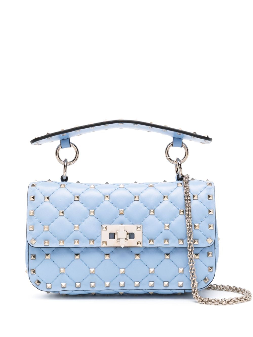 Valentino Garavani Borsa tote Rockstud Spike - Blu