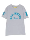 Off-White Kids Team 23-print cotton T-shirt - Grey