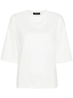 Jersey T-shirt, optical white for Women | Fabiana Filippi®