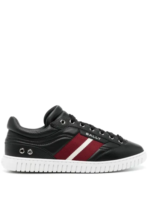 Bally panelled leather sneakers