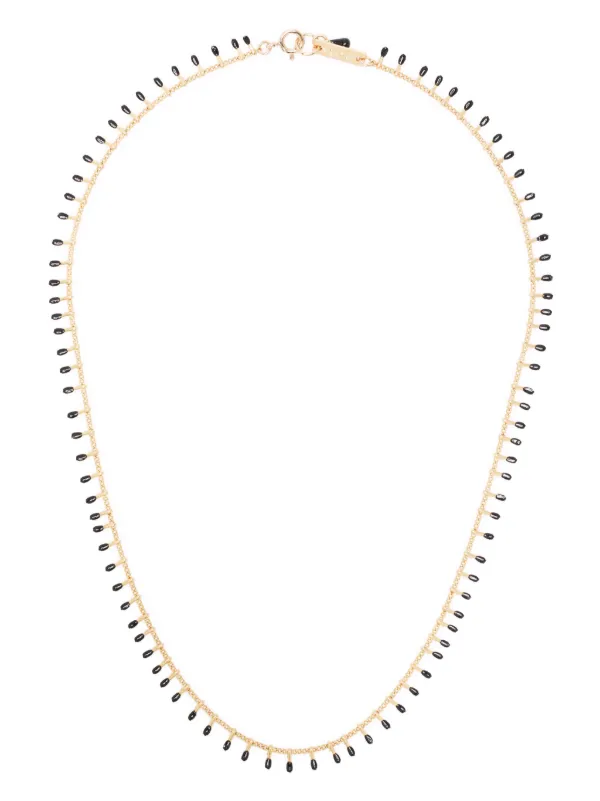 ISABEL MARANT Casablanca Beaded Necklace | Gold | FARFETCH