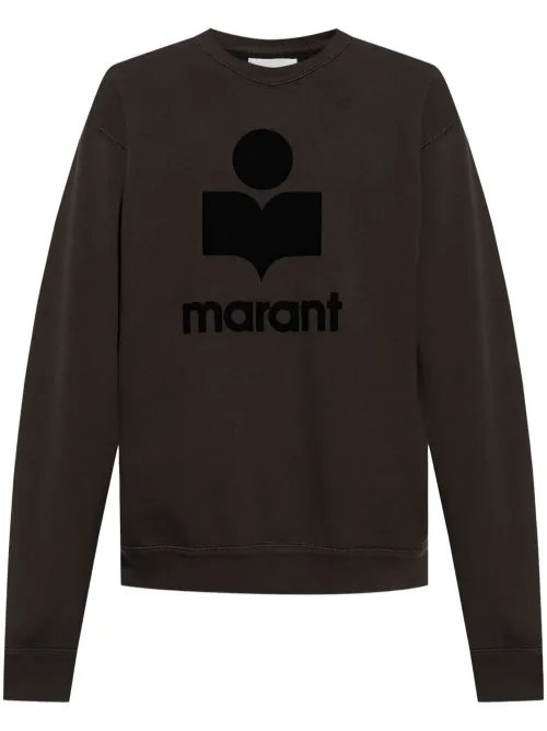 Sweat en coton à logo appliqué - MARANT - Modalova