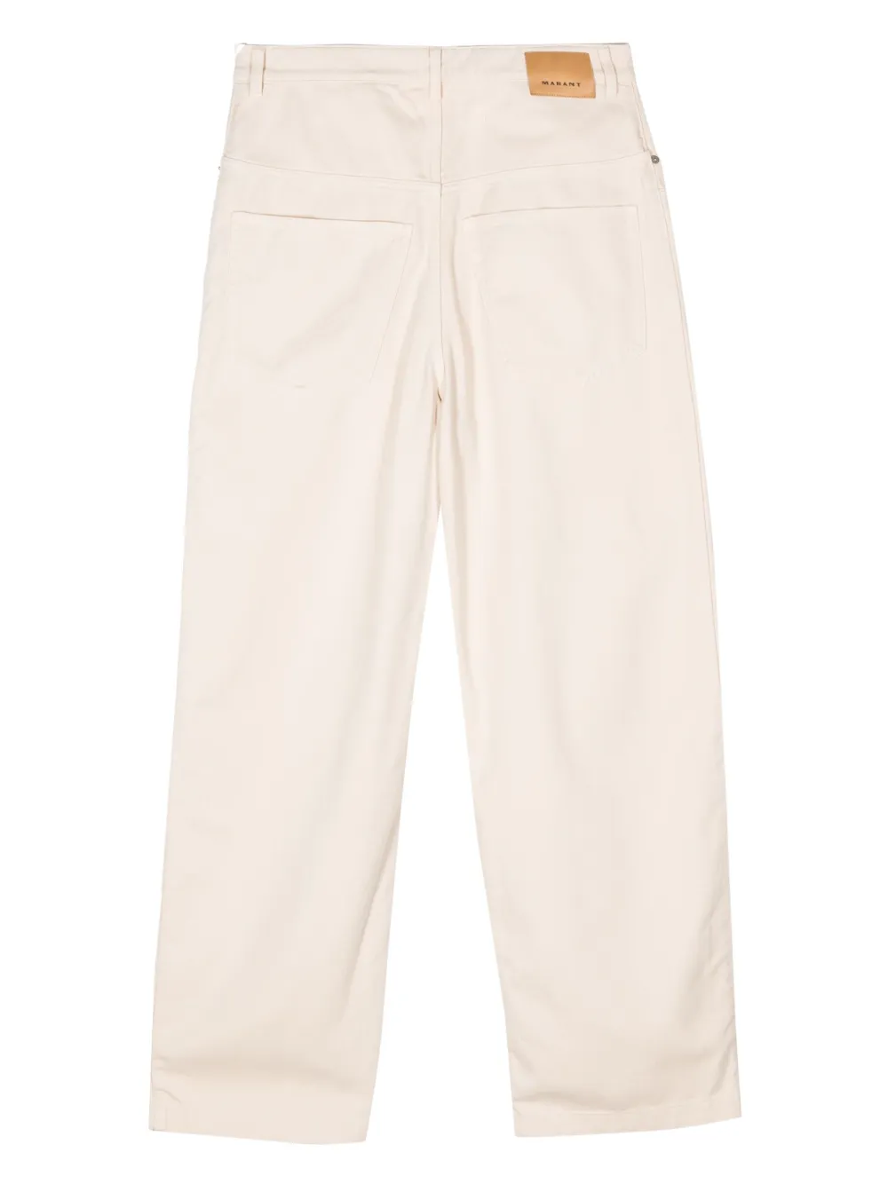 MARANT Keren wide-leg jeans - Beige