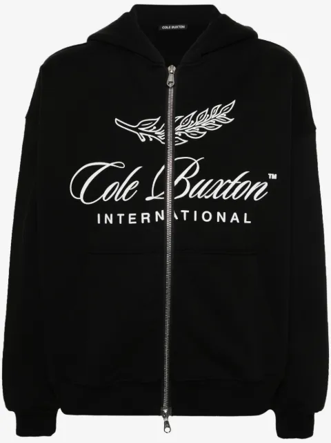 COLE BUXTON International logo-print hoodie