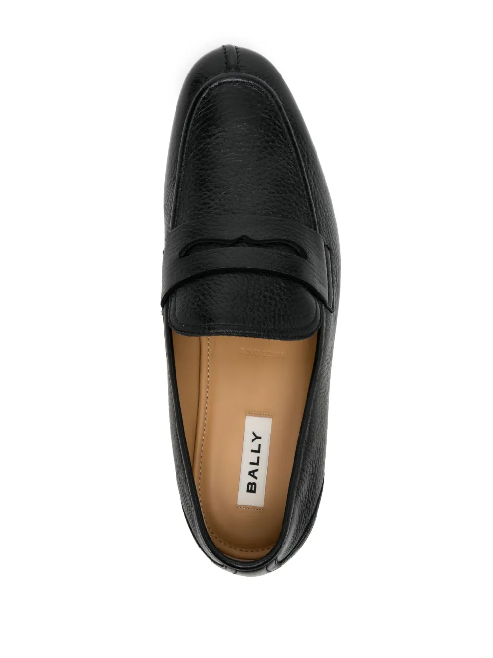 Shop Bally Suisse Leather Loafers In Black