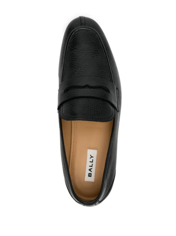『2年保証』 Bally Suisse レザーローファー | ブラック | FARFETCH JP 靴