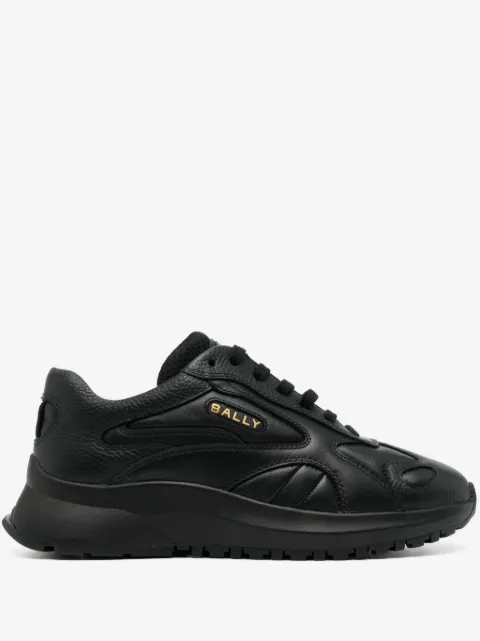 Bally panelled leather sneakers