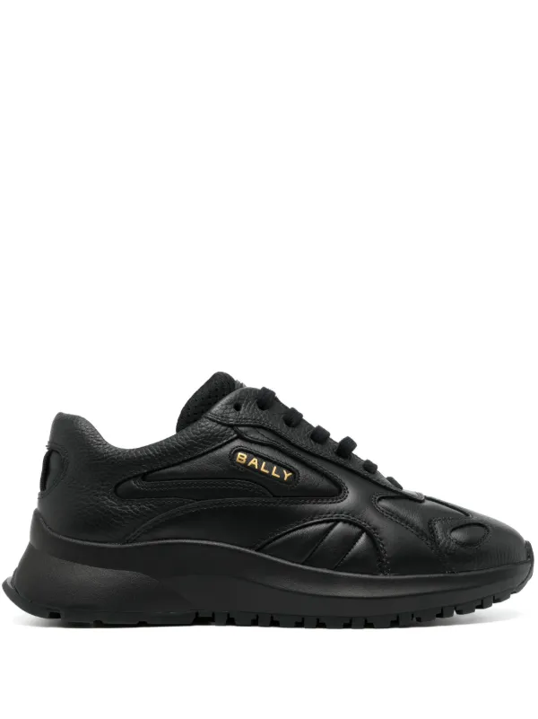 Bally パネル レザースニーカー | ブラック | FARFETCH JP