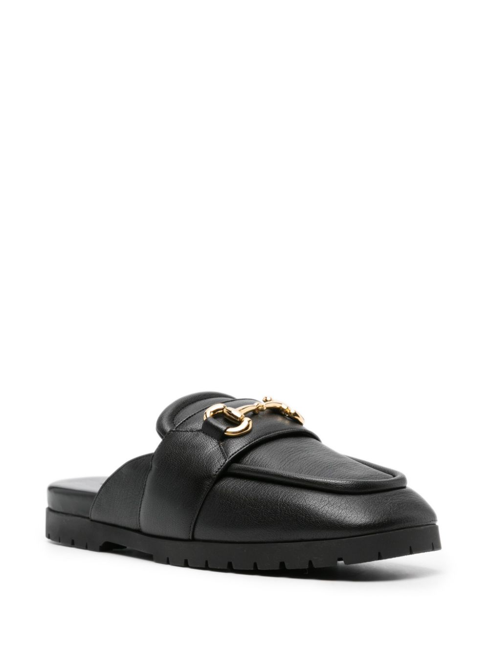 Gucci Horsebit leather slippers - Black