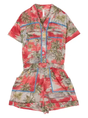 Zimmermann cheap red playsuit