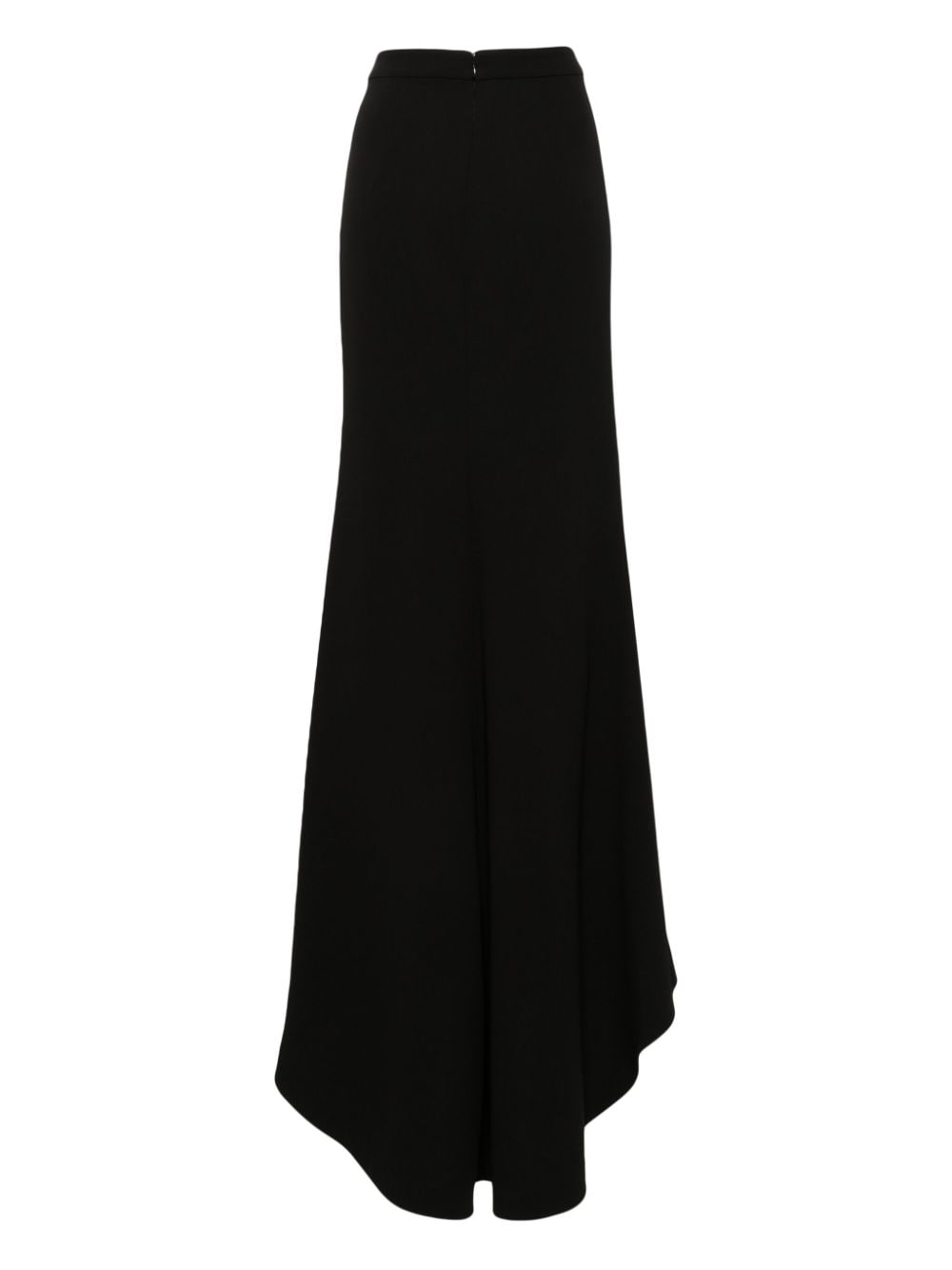 Shop Roland Mouret High-waist Cady Maxi Skirt In Black