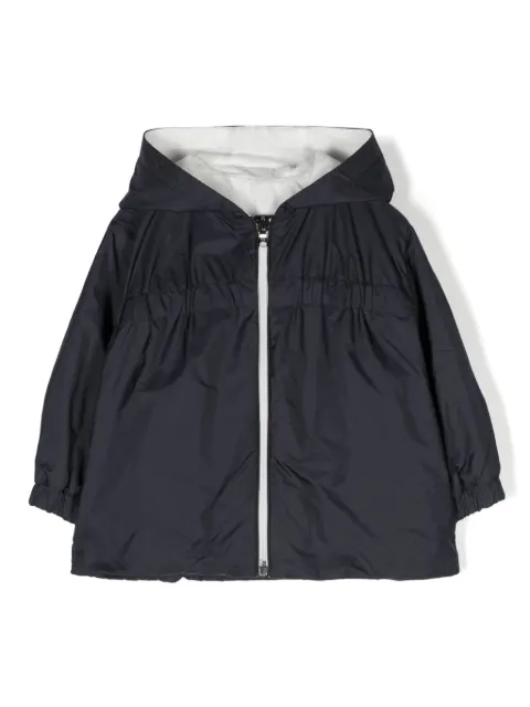 Moncler Enfant chamarra con capucha y cierre