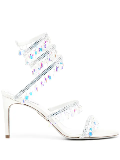 René Caovilla Chandelier embellished sandals