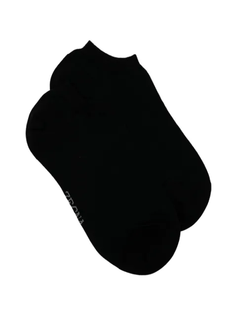 Zegna Black Cotton Blend Socks