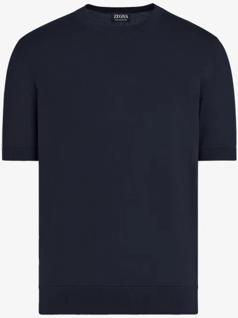 Zegna fine-knit cotton T-shirt