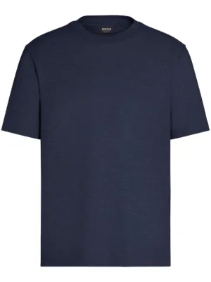 Zegna コットン Tシャツ | ブルー | FARFETCH JP