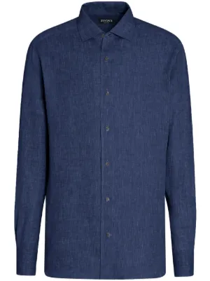 Zegna Oasi Lino オーバーシャツ | ニュートラル | FARFETCH JP