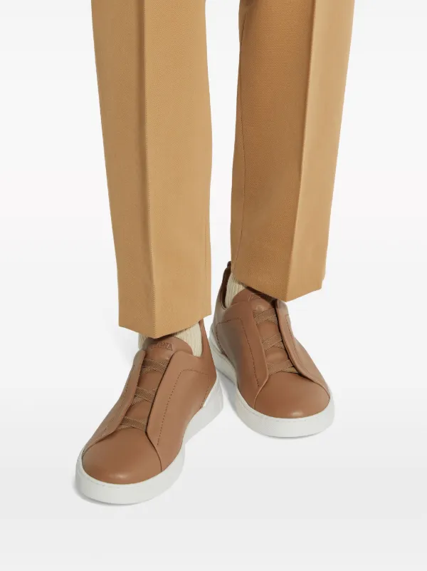 スニーカー ZEGNA 'Triple Stitch' sneakers Brown 19115788_41856846_600.jpg