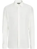 Zegna mulberry-silk shirt - White