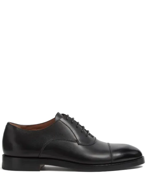 Zegna Torino leather Oxford shoes
