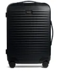 Zegna logo-appliqué suitcase - Black