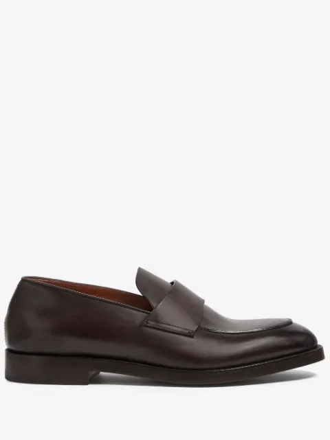 Zegna Torino leather loafers