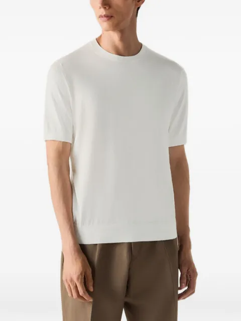 Zegna T-shirt med rund hals