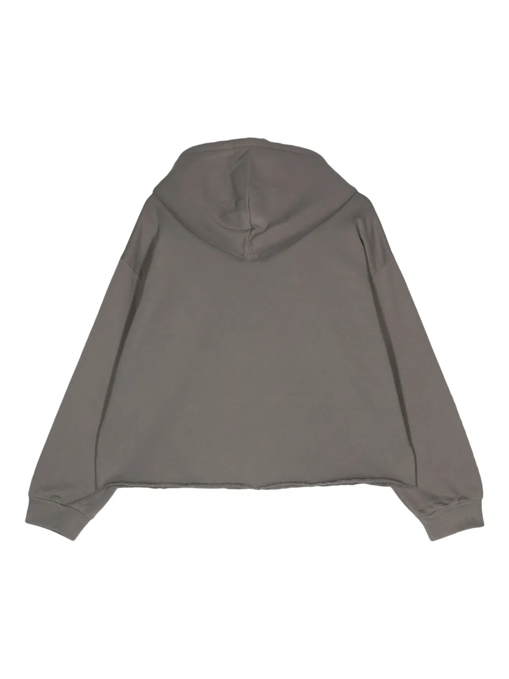 single-stitch cotton hoodie